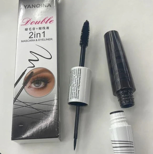 YANQINA Long Lasting  Double 2in1 Mascara & Eyeliner
