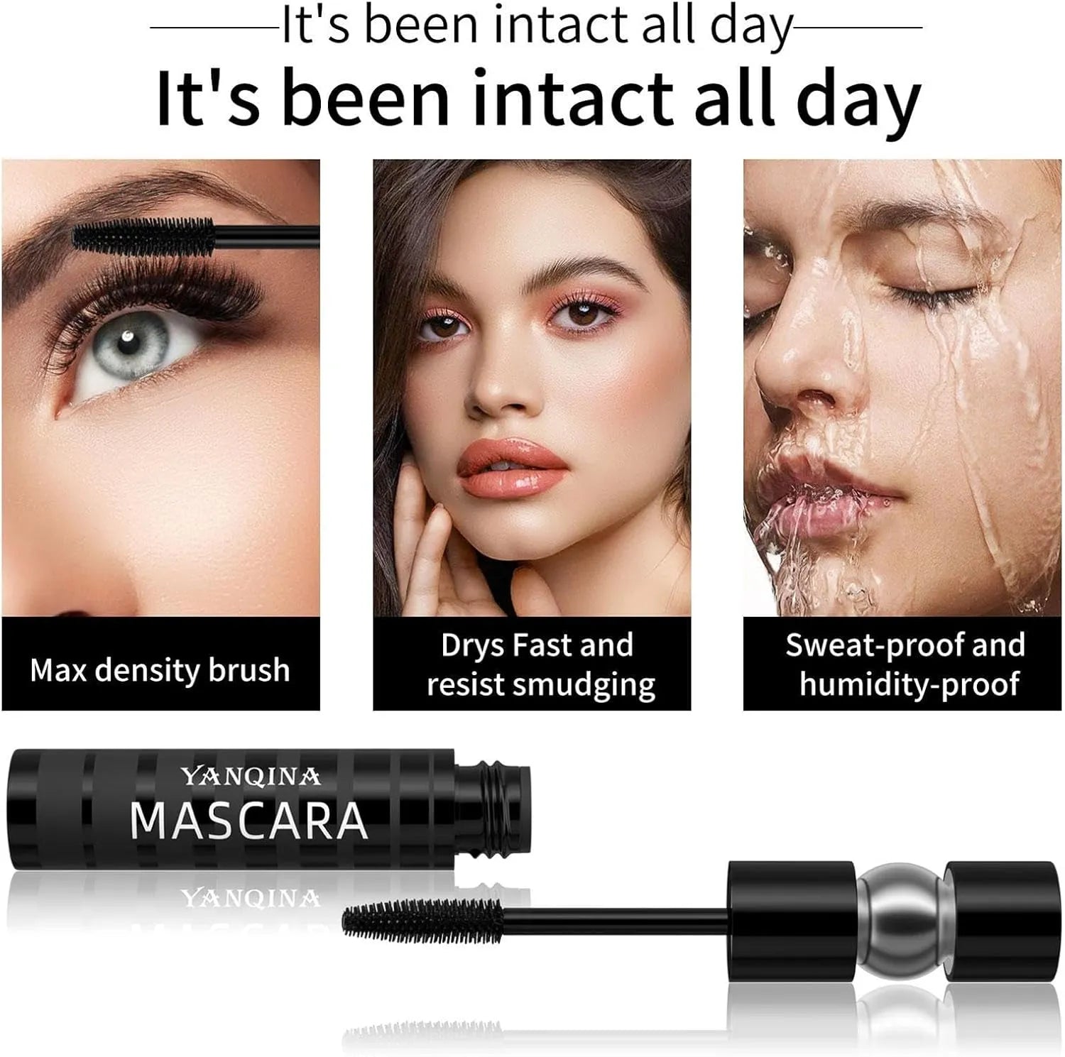 YANQINA original  Waterproof Curl Mascara