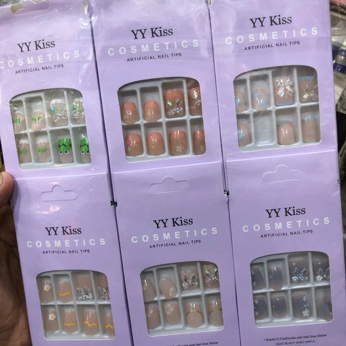 YY Kiss Acrylic Nails