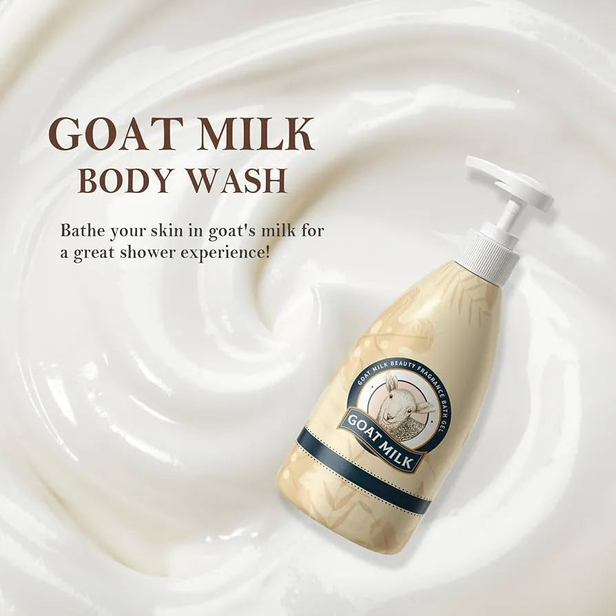 ZHIDUO Goat Milk Deep Moisture Body Wash - 500ml