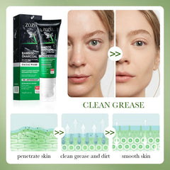 ZOZU Black Charcoal Oil Control Deep Cleansing Nourishing Facial Wash - 120g