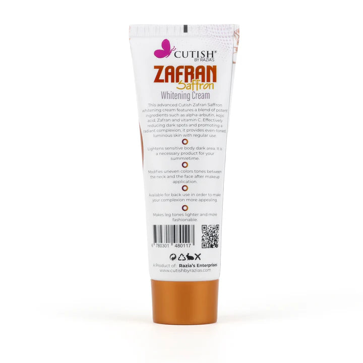 Cutish Zafran Instant Whitening Cream 120g
