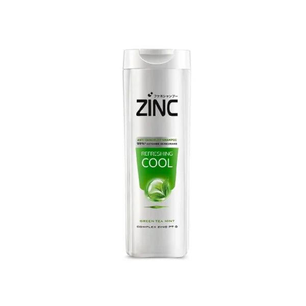 Zinc Refreshing Cool Green Tea &amp; Mint Shampoo - 340ml