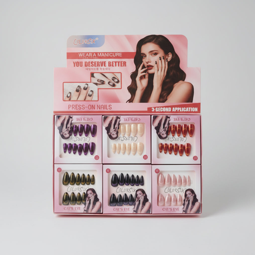 COLORSIX Cats Eye Press On Nails