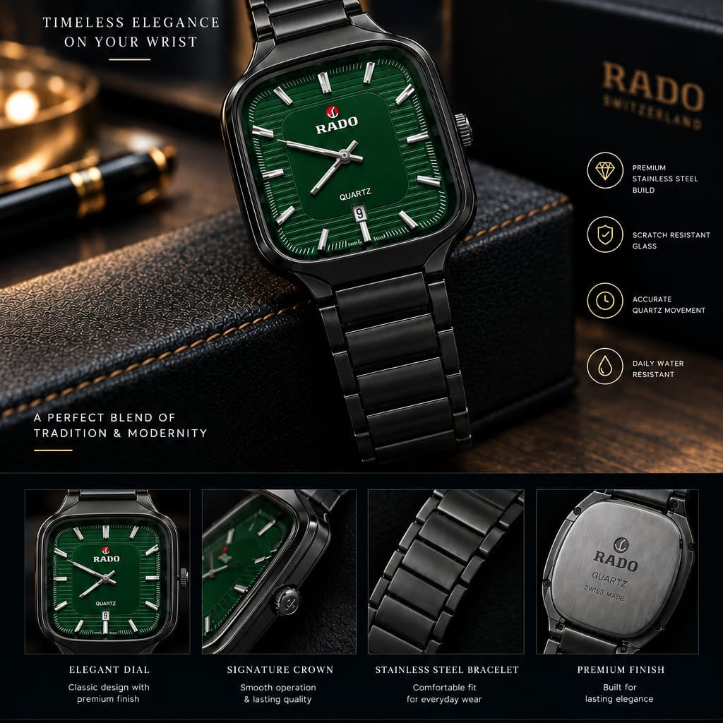 RADO  Luxury Plain Dail Watch