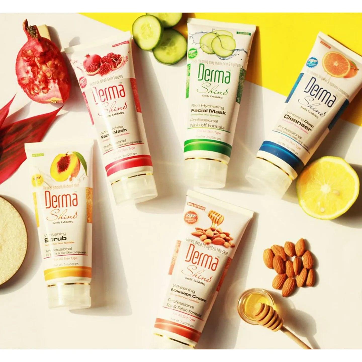 Derma Shine 6-in-1 Facial Fruit Kit - 70ml Each