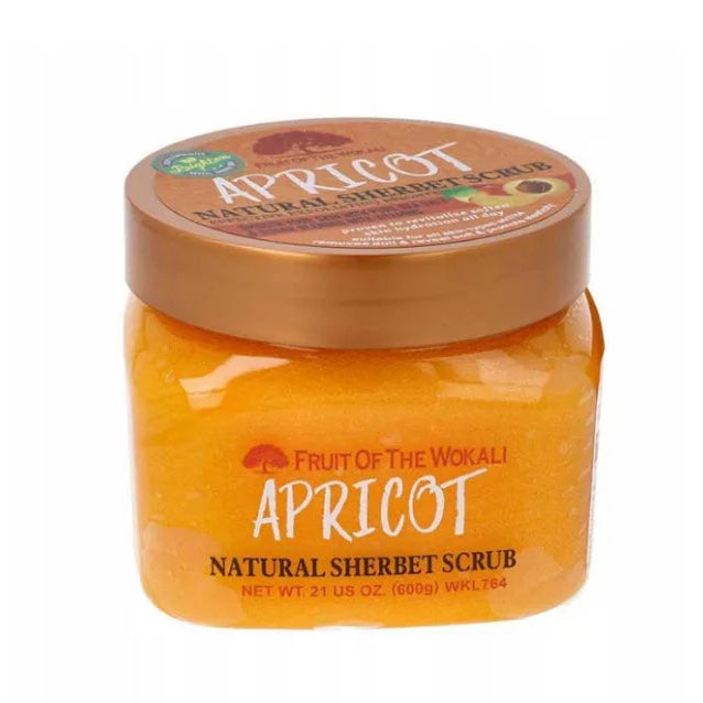 Fruit of the Wokali Apricot Natural Sherbet Scrub - 600g