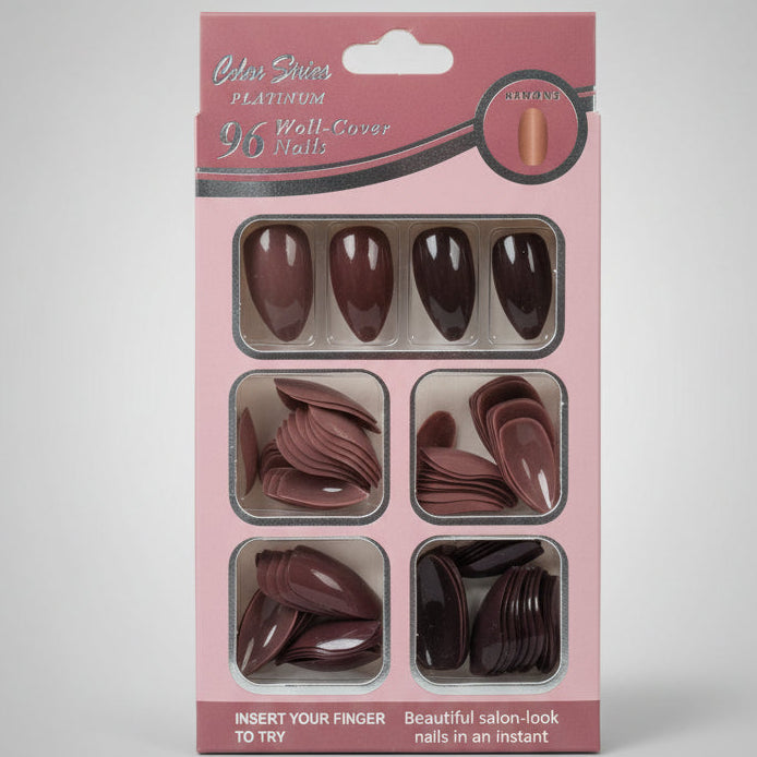 Color Sister 96-Piece Artificial Nails Set