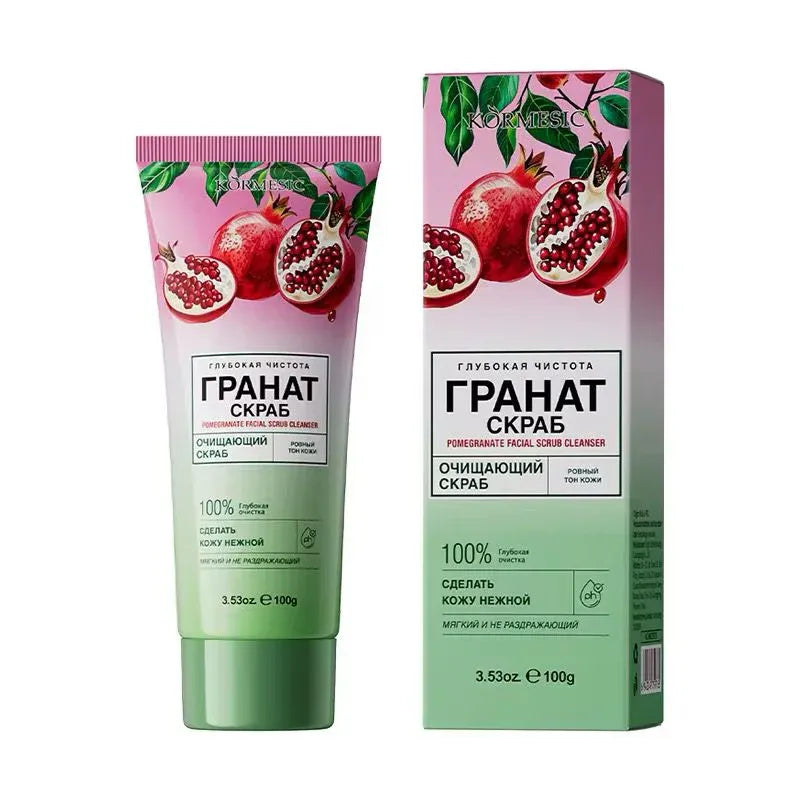 KORMESIC Non-Irritating & Hypoallergeni Oil Makeup Pomegranate Face Scrub - 100g