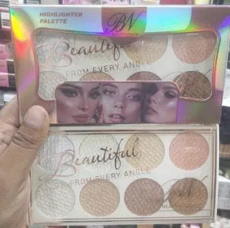 BN Beauty Nakeed 8-in-1 Highlighter Palette – Glow Beyond Limits