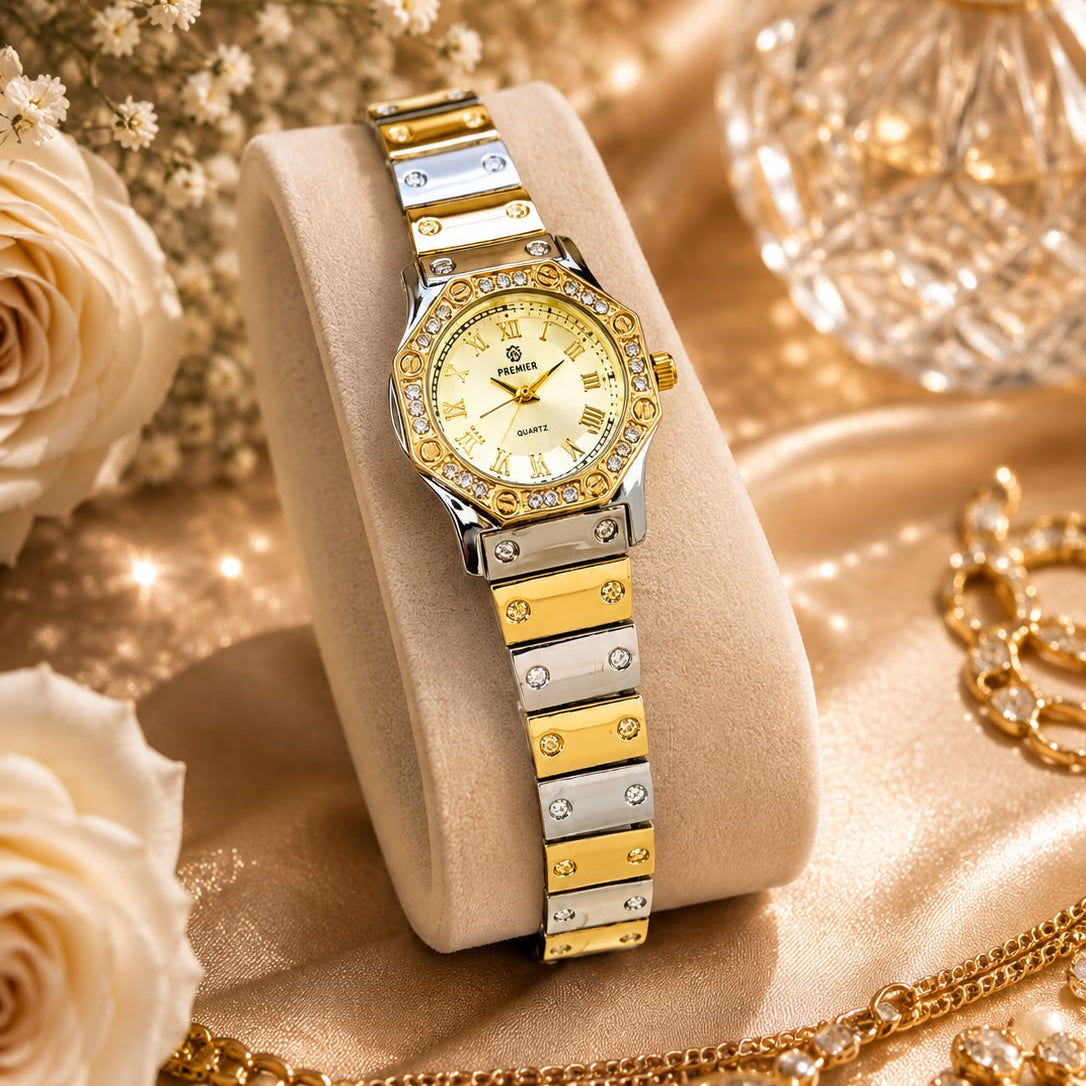 Premier Ladies Fancy Watch – New Model with Butterfly Lock