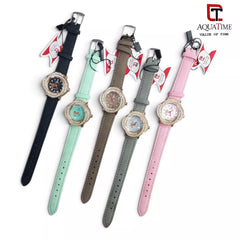 Aqua Time stylish Flower-dial ladies Watch