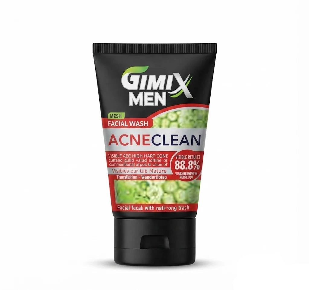 Gimix Men Acne Clean Facial Wash - 100ml
