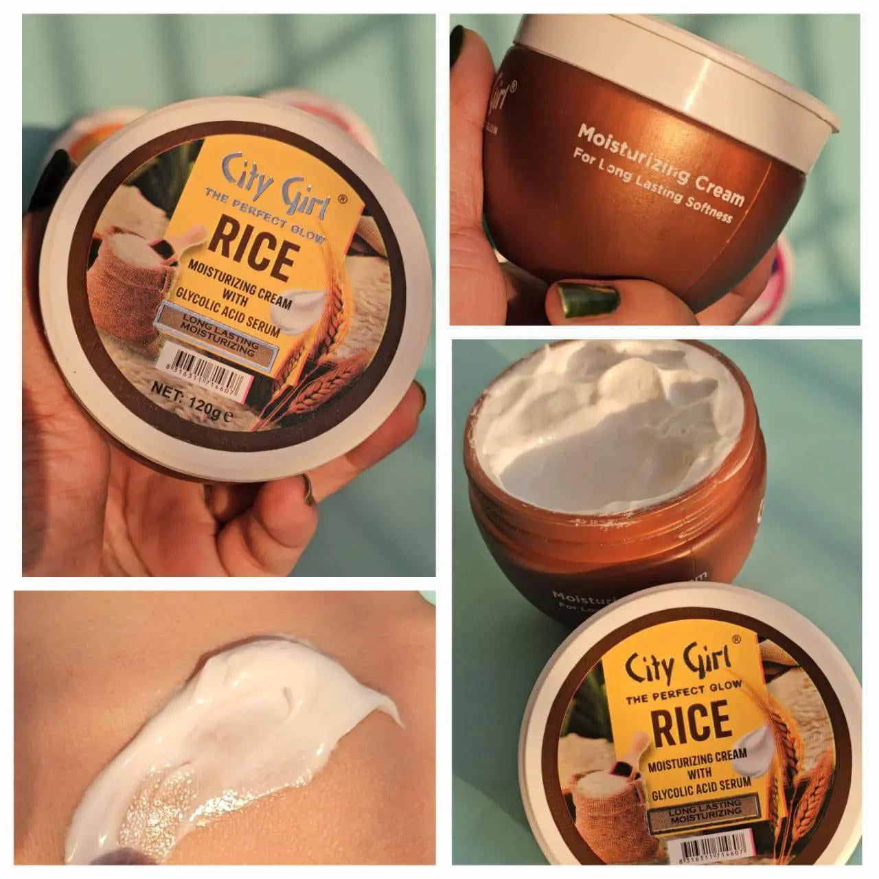 City Girl RICE WITH GLYCOLIC ACID Moisturizing Cream 20g