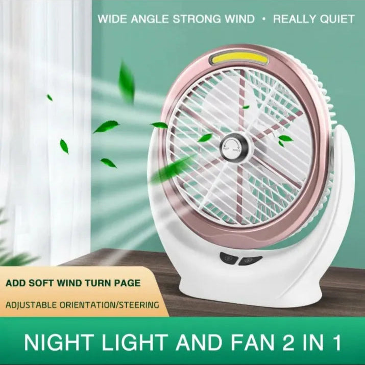Dekstop Fan with Cob Light /Desk Fan