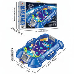 Space Marbles Pinball Table Top Board Game for Kids