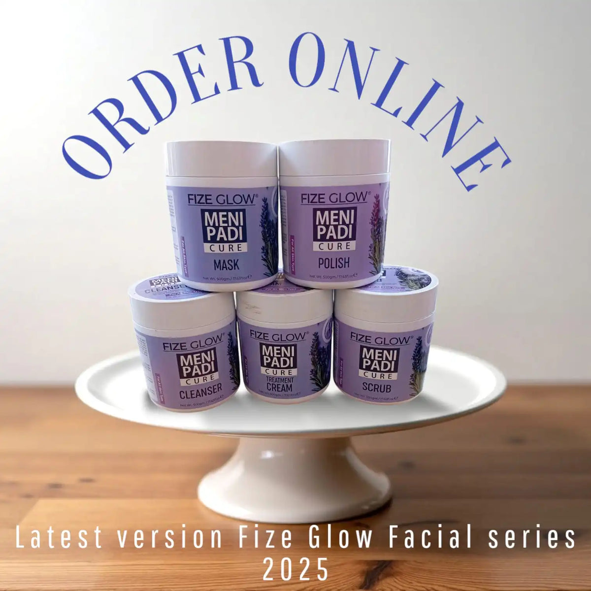 Fize Glow Meni Pedi Kit Hand & Foot Care Set - 500g Each