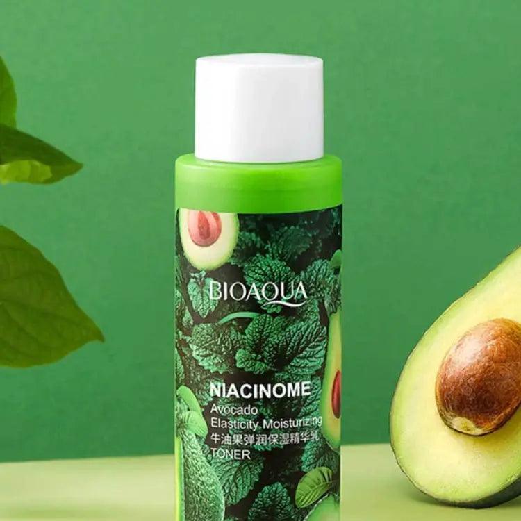 5 Pcs Bioaqua Niacinome Avocado Elasticity Moisturizing Skin Care Set.