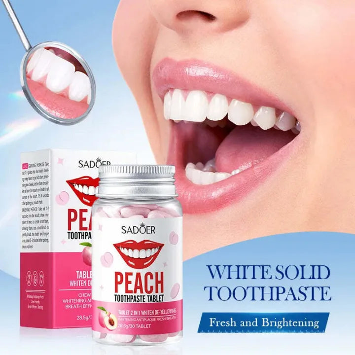 Sadoer 2 in 1 Solid Toothpaste Tablets 28.5g