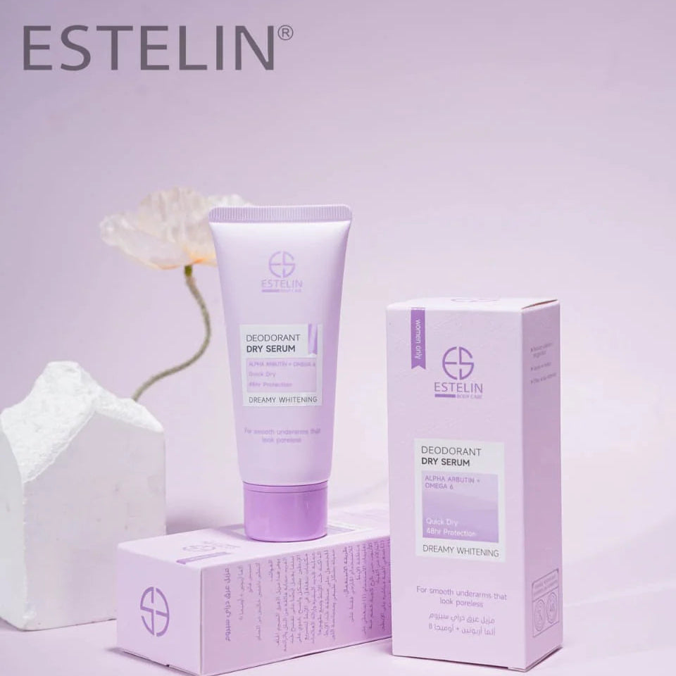 ESTELIN Deodorant Dry Serum Alpha Arbutin + Omega 3 - 60ml