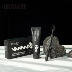 Dr. Rashel Bamboo Charcoal Toothpaste & Toothbrush Set