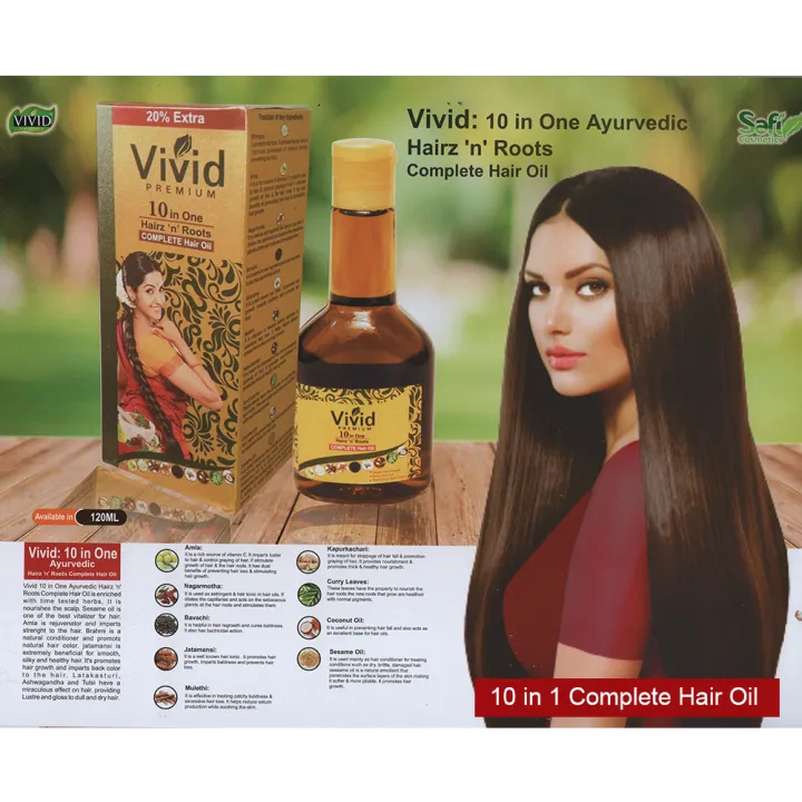 Vivid Herbal Hair Oil 120 ml