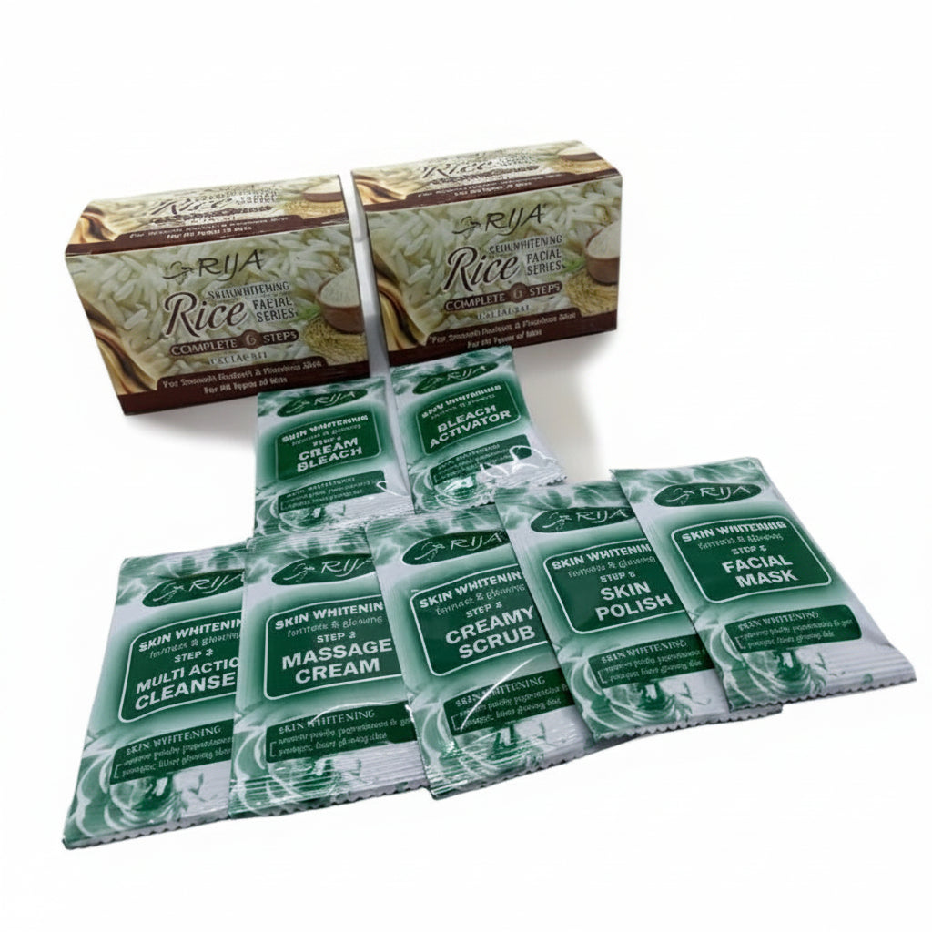 Rija Rice Skin Whitening Facial Series Complete Facial Kit