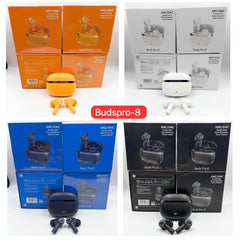 Buds Pro 8 Wireless Earbuds With ANC / ENC Double Dark Noise Reduction Touch Control Bluetooth - Each