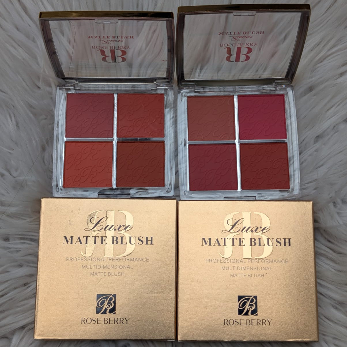 Rose berry matte blush -  14g - 4 Colors