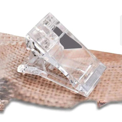 Crystal Extension Gel False Nail Mold Fixing Clip - Each