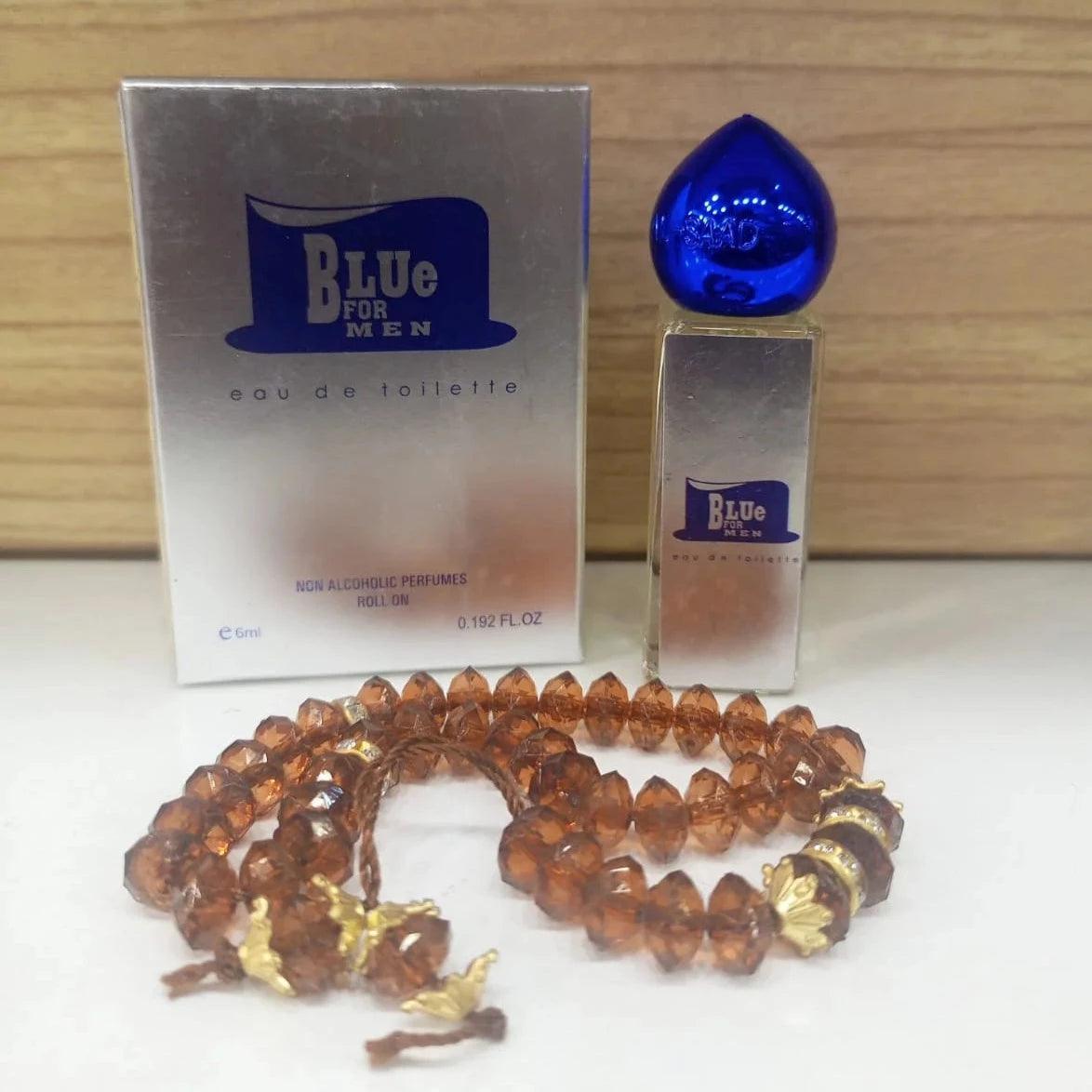 Blue For Man Body Attar with Tasbeeh - 6ml