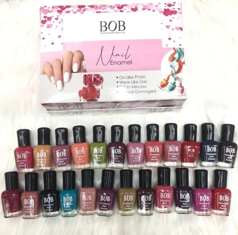 BOB Nail Polish Permanent – Pack of 24