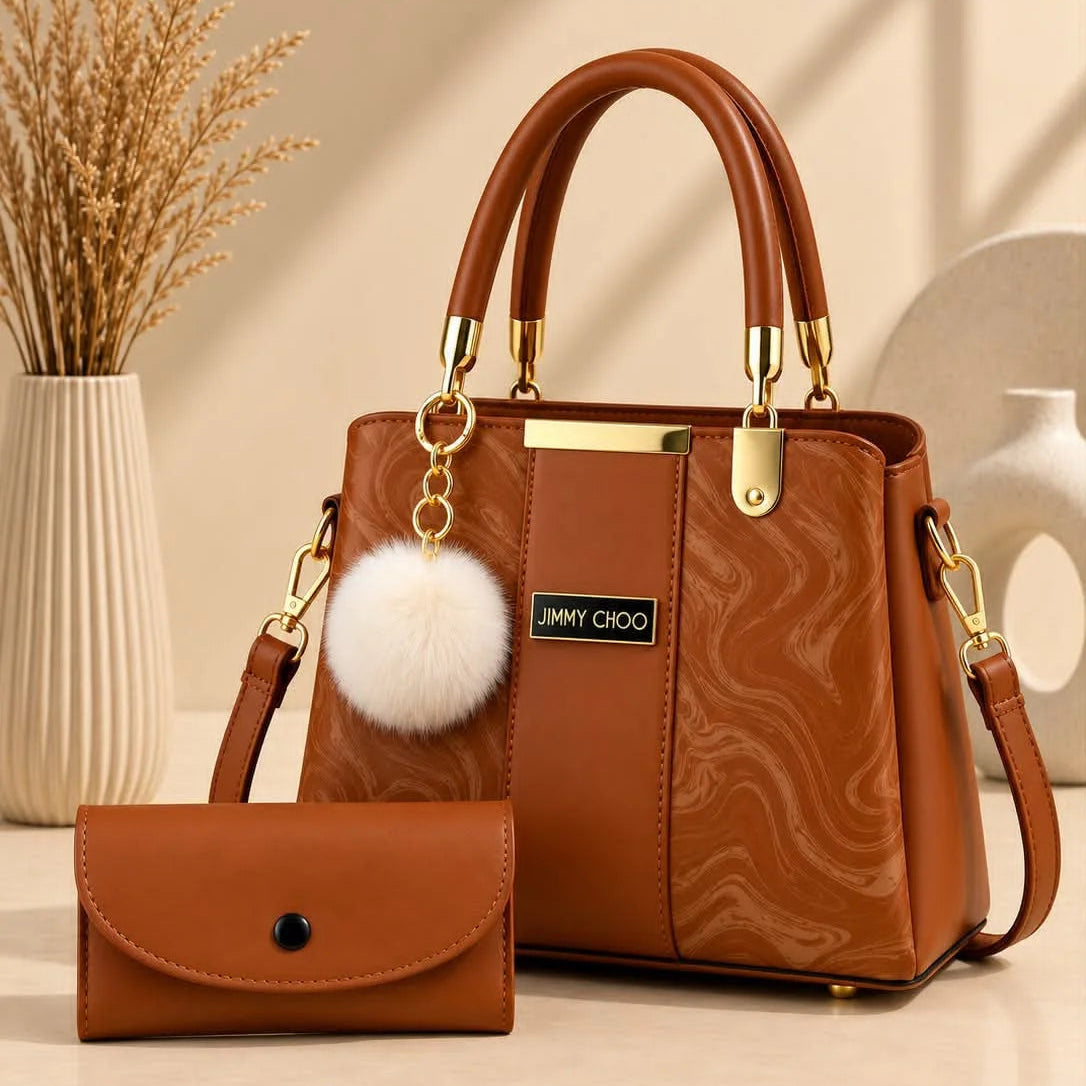 Jimmy Choo Handbag & Pouch Set