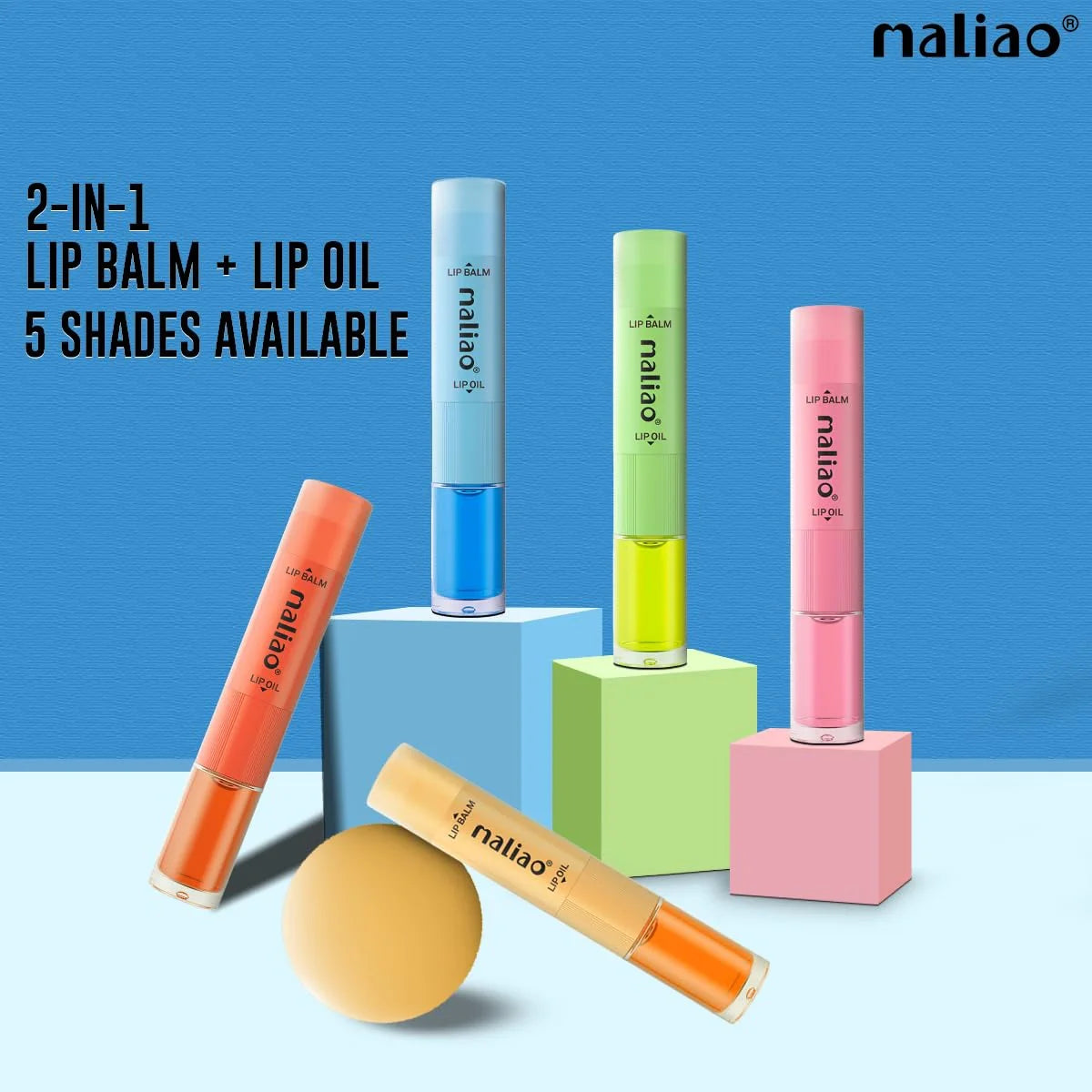 Maliao 2-in-1 Lip Balm & Lip Oil
