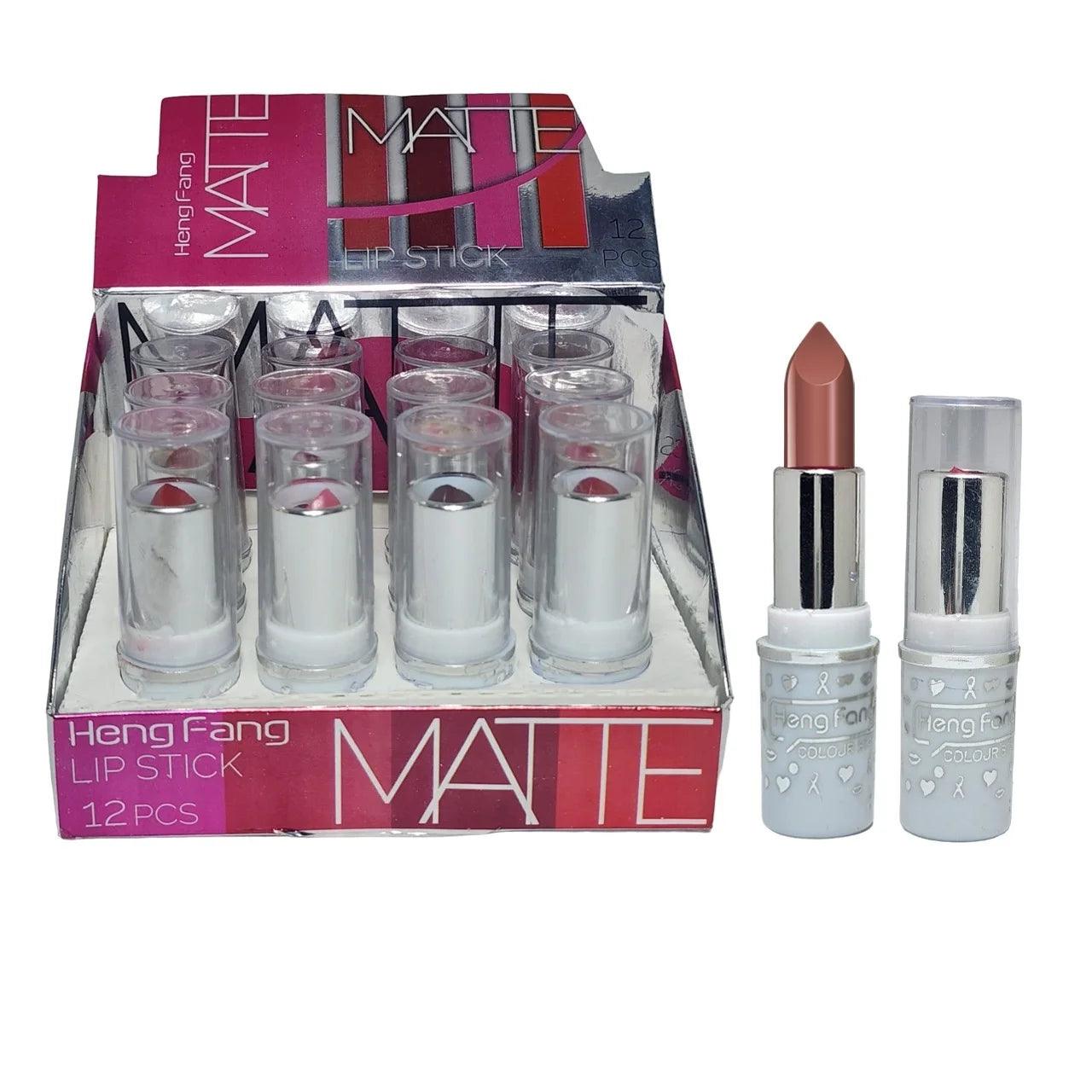 Heng Fang Matte Lipsticks 12 Pcs