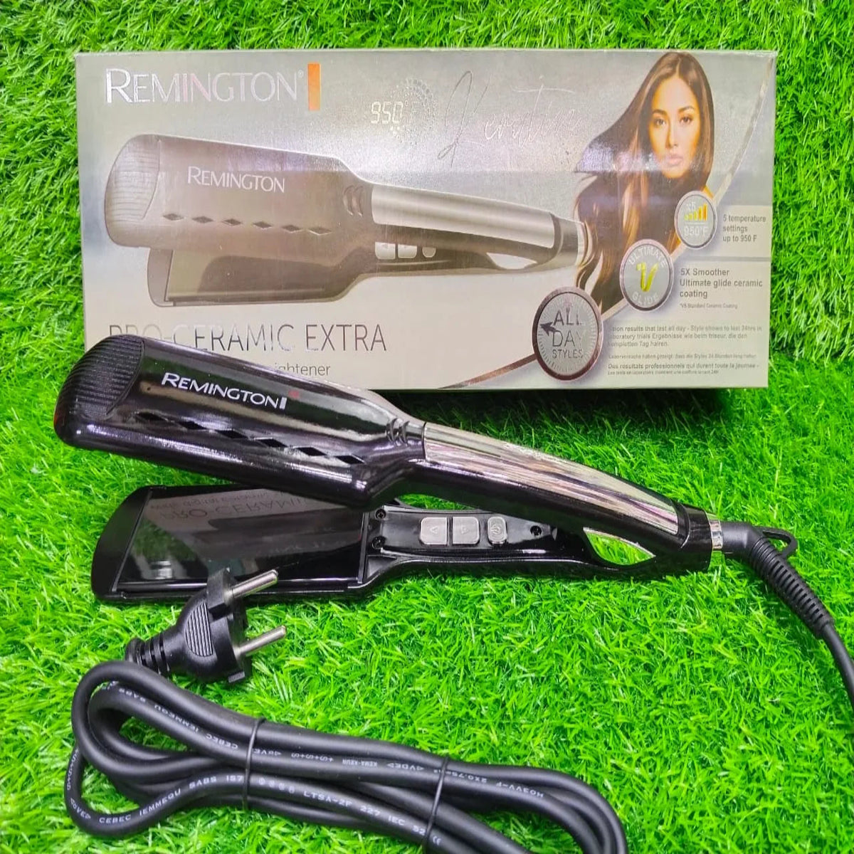 Remington S5525 Pro-Ceramic Extra Wide Plates Hair Straightener