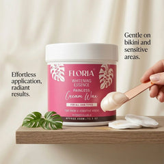 Floria Whitening Essence Painless Cream Wax - 400g