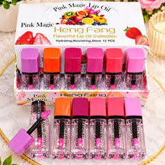 Heng Fang Pink Magic Flavourful Lip Oil - Each