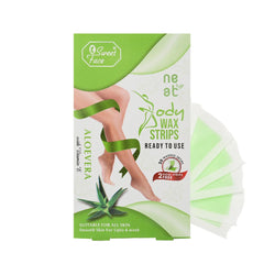 Sweet Face Aloe Vera Body Wax Strip - 20 Strips