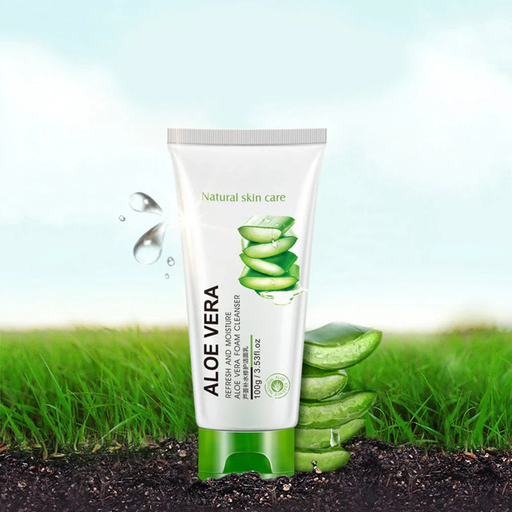 BIOAQUA Soft and Moisturizing Aloe Vera Facial Cleanser - 100g