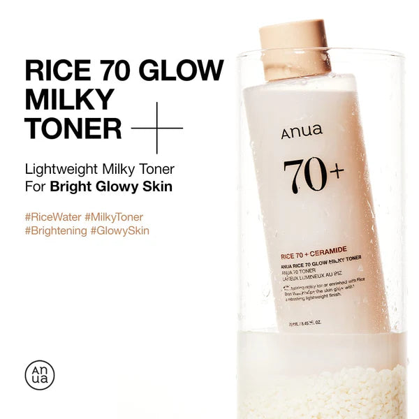 Anua Rice 70 Glow Milky Toner - 250ml