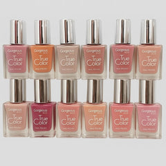 Gorgeous Paris true color permanent nail paint (12 Pcs Set)