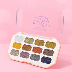 MSYAHO Glitter Eyeshadow Palette