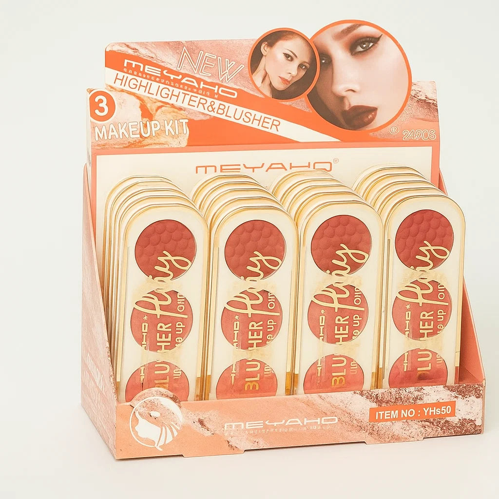 MSYAHO 3-Color Blush Palette