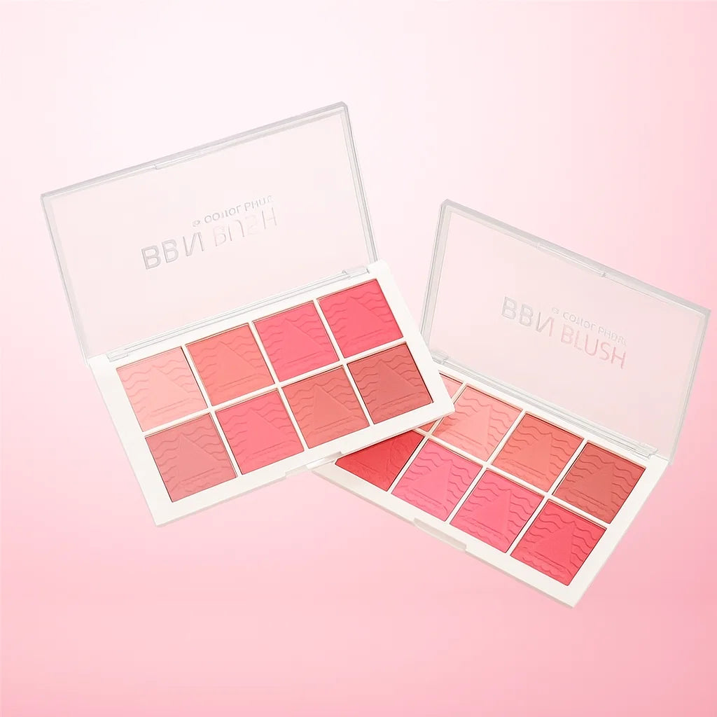 Blusher All-in-One 8-Color Matte Blush Palette