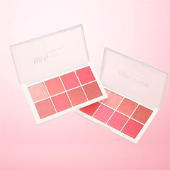 Blusher All-in-One 8-Color Matte Blush Palette