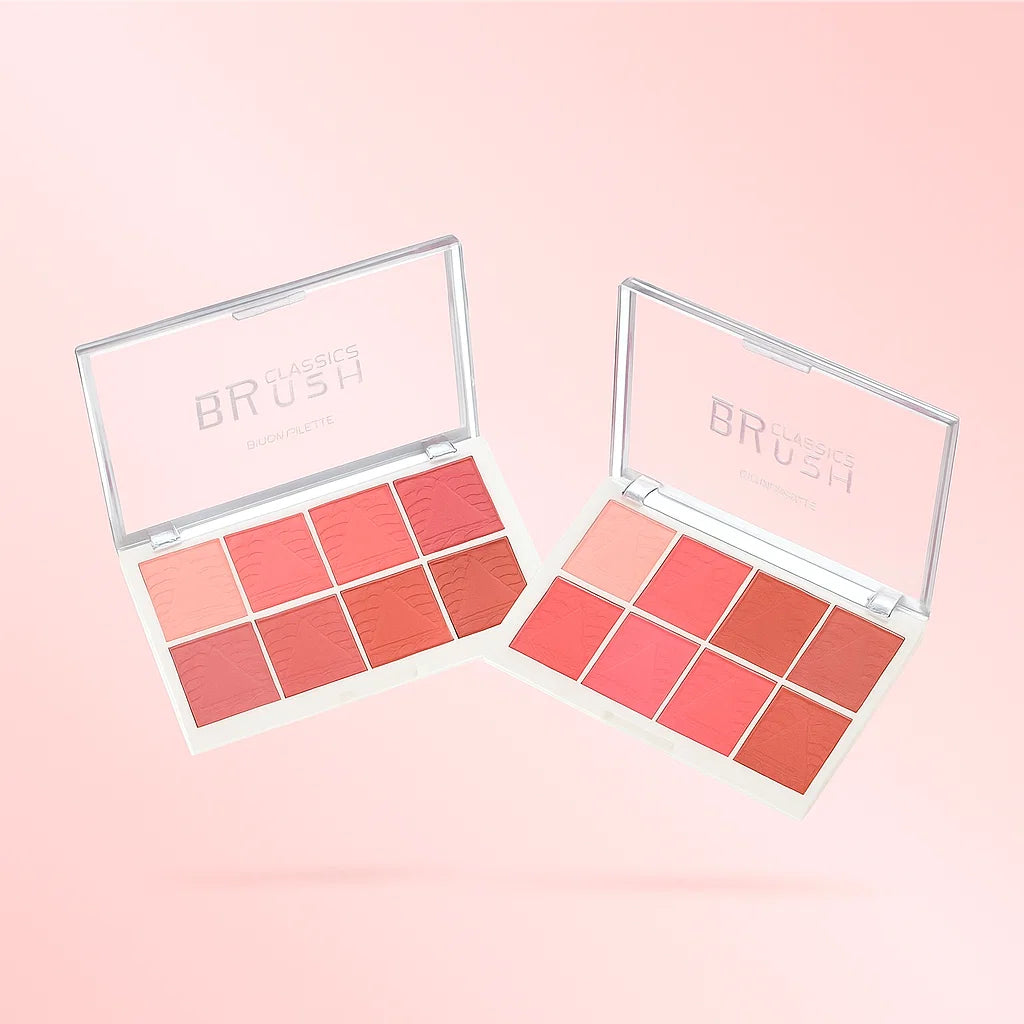 Blusher All-in-One 8-Color Matte Blush Palette
