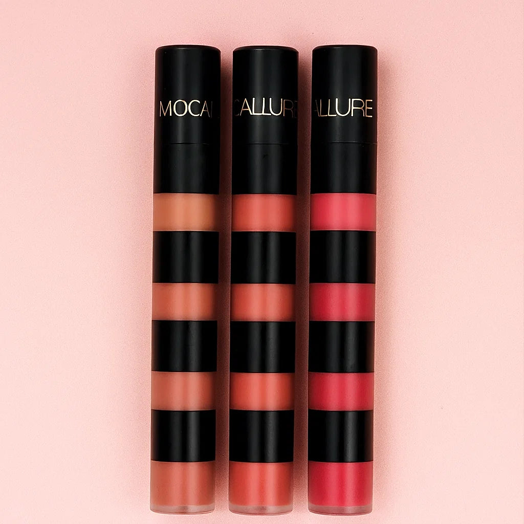 4 In 1 Mocallure Long Lasting Velvet Matte Lip Gloss