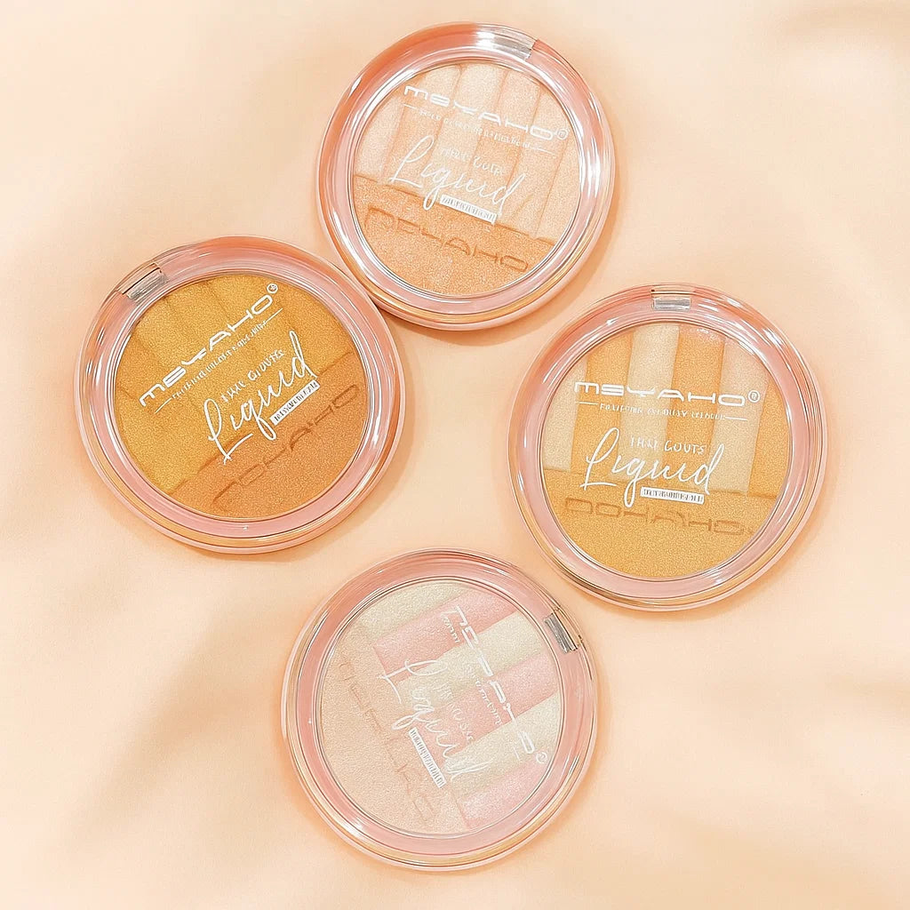 MSYAHO 4Pc Multi-Color Terracotta Blush Set