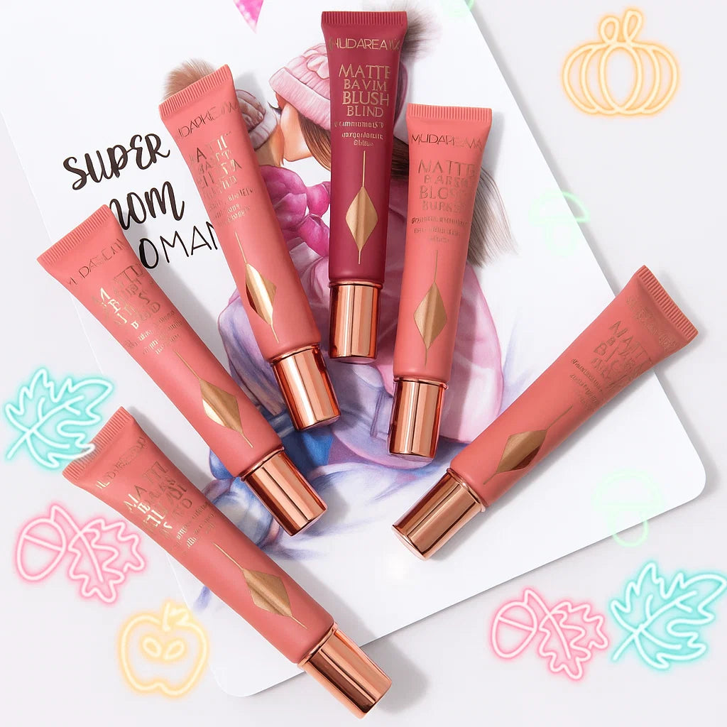 Hudamoji Matte Liquid Blusher Set